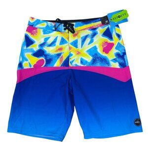 ONeill Hyperfreak Board Shorts Men's Size 30 Stretch Retro Design 90's - NWT